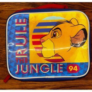 Disney‎ Lion King Simba Rule The Jungle 94 Lunch Bag Insulated Holographic Retro